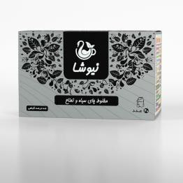 دمنوش چای سیاه نعنا بیست عددی نیوشا